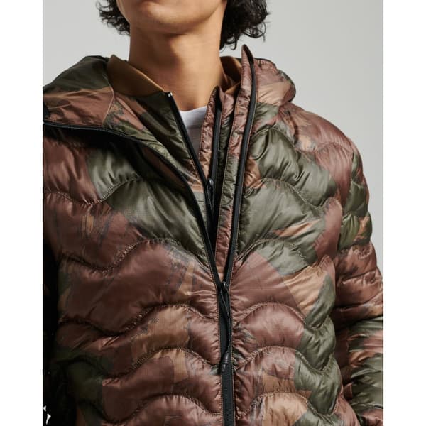 Superdry Jacka Vintage Hooded Mid Layer Grönt M Man