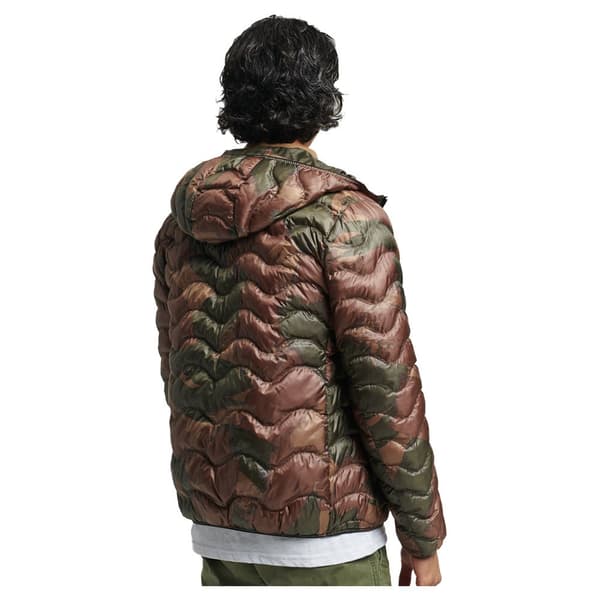 Superdry Jacka Vintage Hooded Mid Layer Grönt M Man