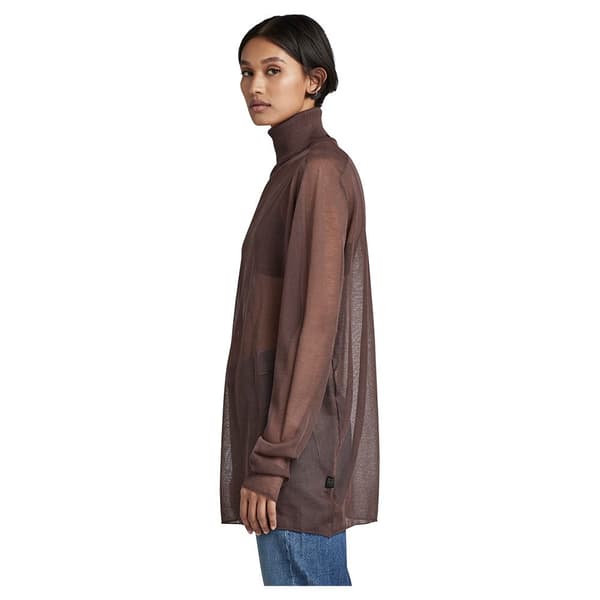 G-star Polotröja Sheer Loose Brun 2XS Kvinna