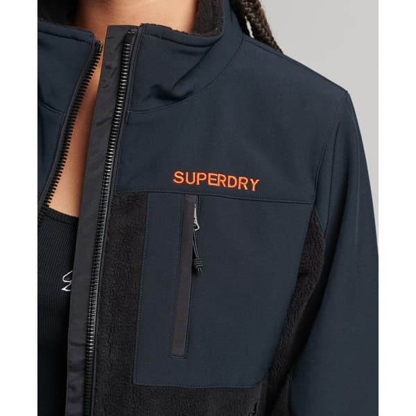 Superdry Jacka Code Hybrid Trekker Svart XL Kvinna