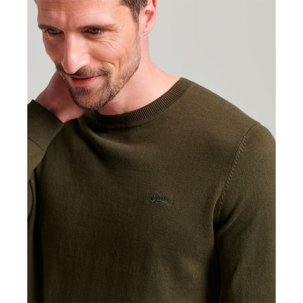 Superdry Tröja Vintage Emb Cotton/cash Grönt 3XL Man