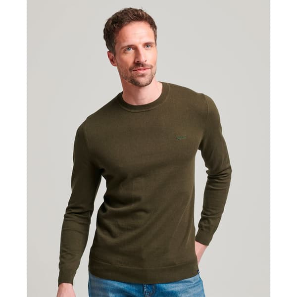 Superdry Tröja Vintage Emb Cotton/cash Grönt 3XL Man