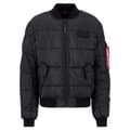 Miniatyrbild 1 av 2: Alpha Industries Ma-1 Puffer Bomberjacka Svart S Man
