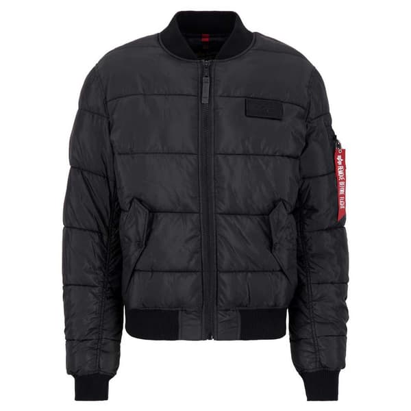 Alpha Industries Ma-1 Puffer Bomberjacka Svart S Man