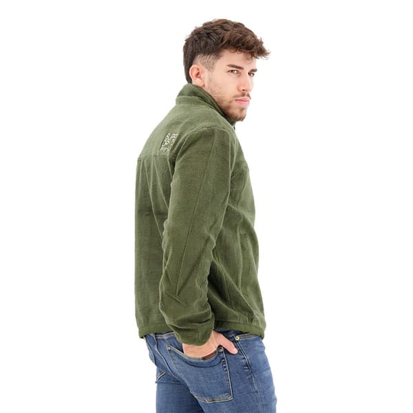 Superdry Tröja Med Full Dragkedja Code Fleece Trekker Grönt L Man
