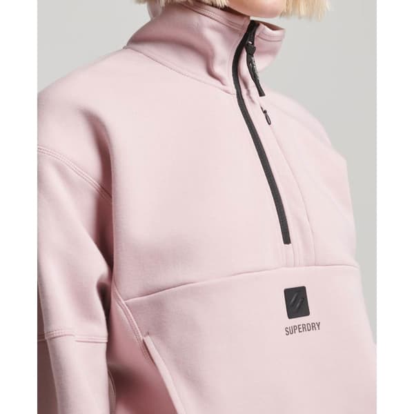 Superdry Puoliksi Vetoketjullinen Villapaita Code Tech Pinkki S Nainen