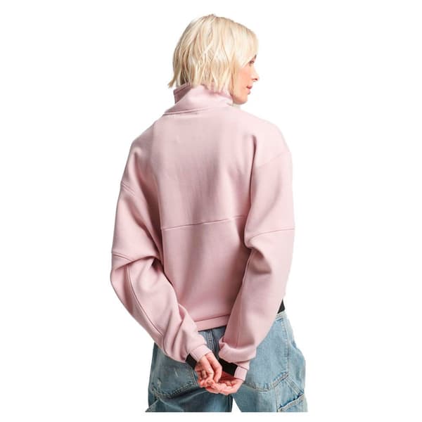 Superdry Puoliksi Vetoketjullinen Villapaita Code Tech Pinkki S Nainen