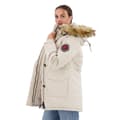 Miniatyrbild 6 av 7: Superdry Parkas Everest Faux Fur Beige XS Kvinna