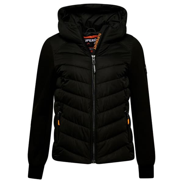 Superdry Polstret Jakke Storm Hybrid Sort XS Kvinde