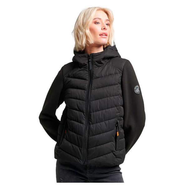 Superdry Polstret Jakke Storm Hybrid Sort XS Kvinde