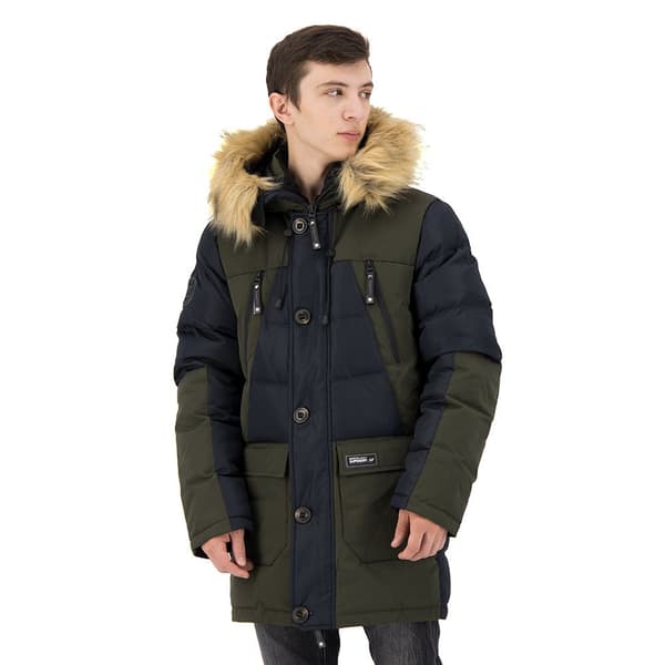Superdry Jacka Rookie Colour Block Down Grönt S Man