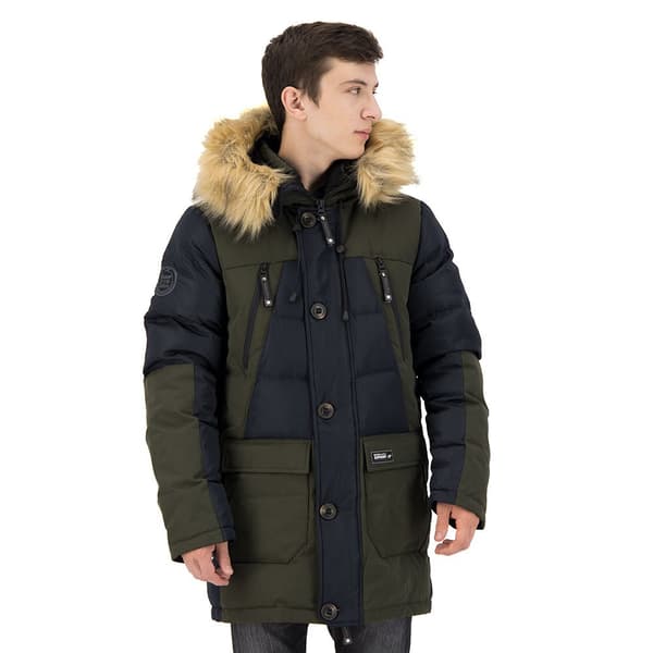 Superdry Jacka Rookie Colour Block Down Grönt S Man