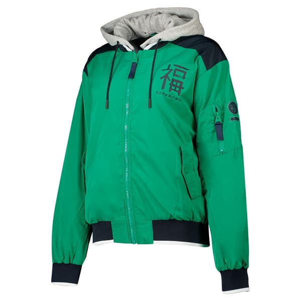 Superdry Jacka Cny Grönt XS Kvinna