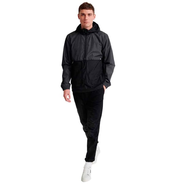 Superdry Jacka Packaway Overhead Svart,Grå XL Man