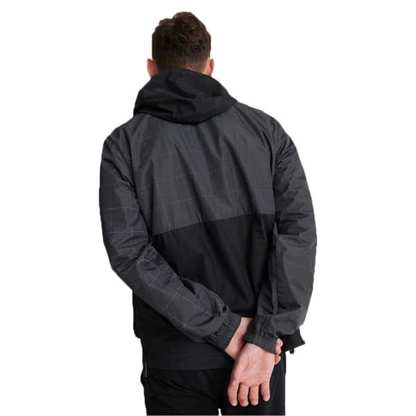 Superdry Jacka Packaway Overhead Svart,Grå XL Man