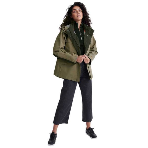Superdry Jacka Canyon Grönt S Kvinna