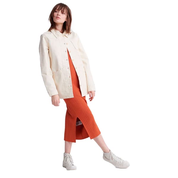 Superdry Jacka Eden Beige M Kvinna