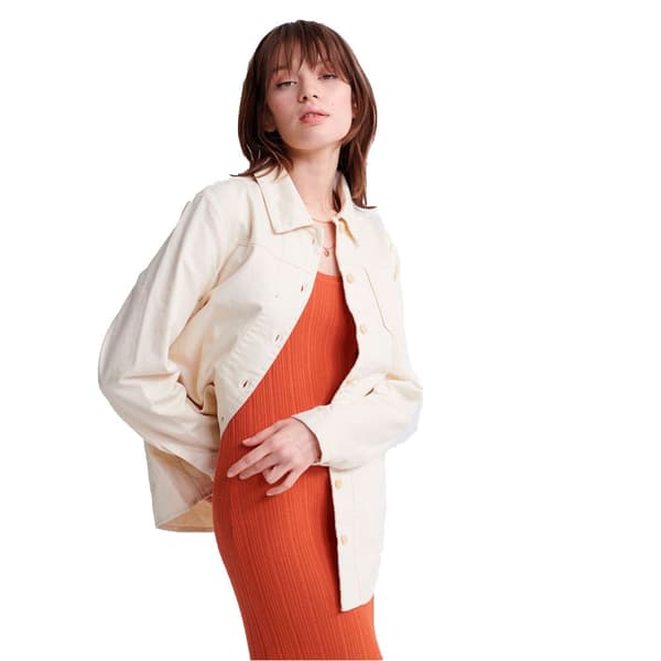 Superdry Jacka Eden Beige M Kvinna