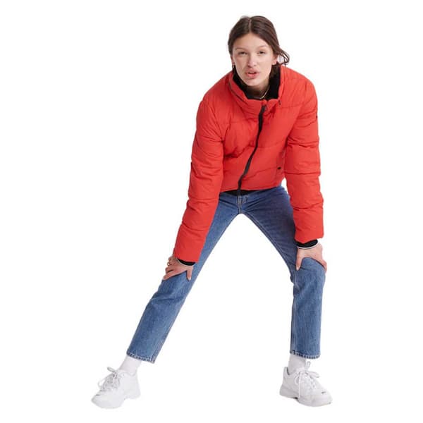 Superdry Jacka Essentials Padded Röd M Kvinna