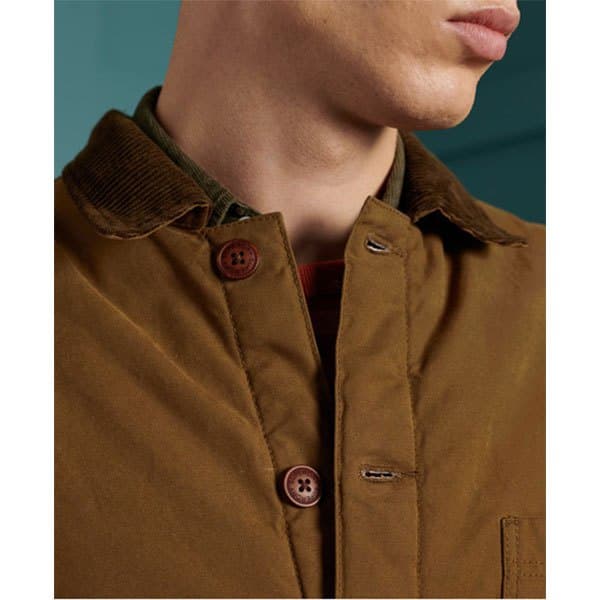 Superdry Överskjorta Utility Mix Brun XL Man
