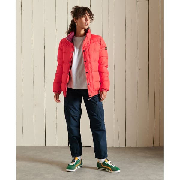 Superdry Jacka Source Retro Röd XS Kvinna