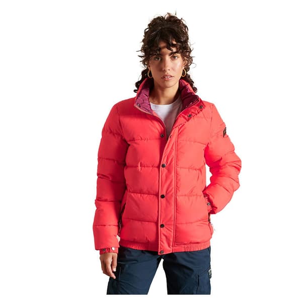 Superdry Jacka Source Retro Röd XS Kvinna