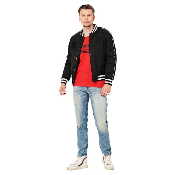 Superdry Jacka Vintage Suikajan Svart 2XL Man