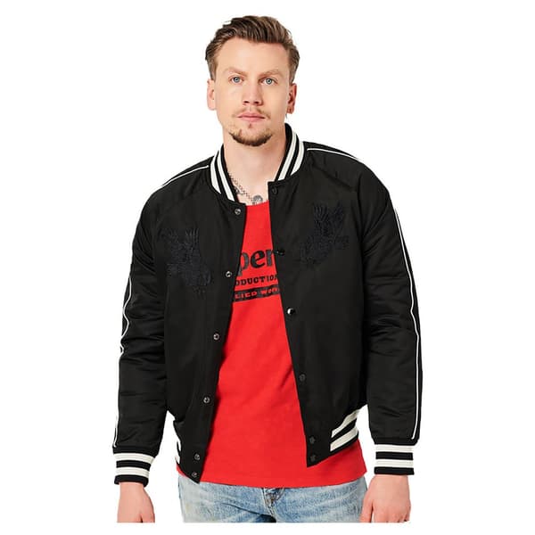 Superdry Jacka Vintage Suikajan Svart 2XL Man