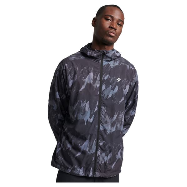Superdry Jacka Run Grå L Man