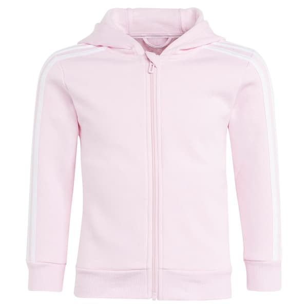 Adidas Jakke Lk 3s Fl Rosa 5-6 Years Pige