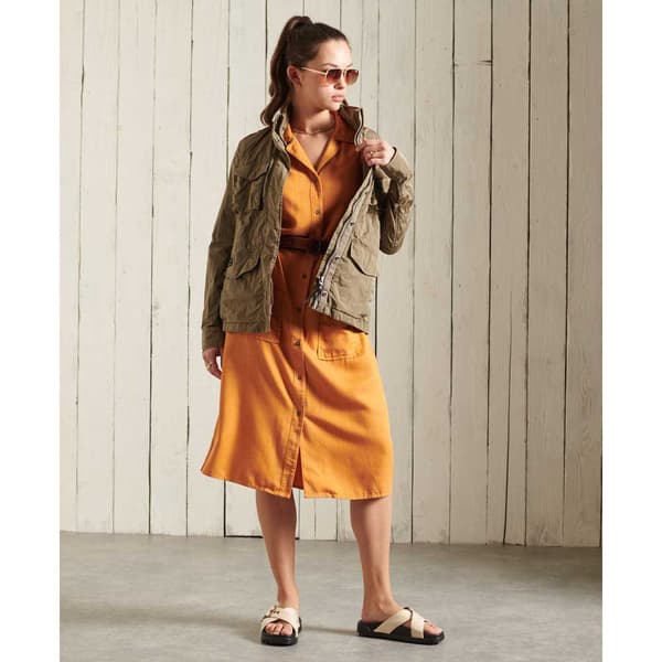Superdry Jacka Military M65 Grönt XS Kvinna
