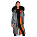 Miniatyrbild 1 av 7: Alpha Industries Long Fishtail Jacka Grönt XS Kvinna