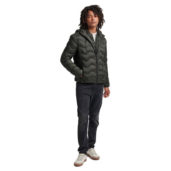 Superdry Jacka Vintage Hooded Mid Layer Grönt 2XL Man