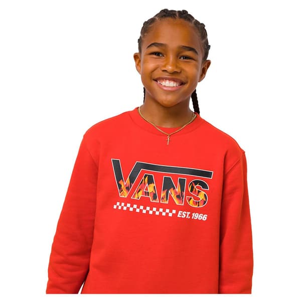 Vans Digi Flames Boy Tröja Röd S