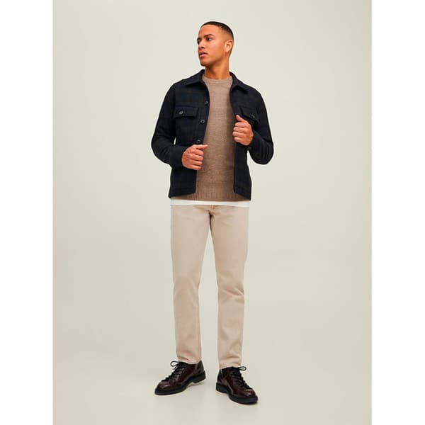 Jack & Jones Tröja Med Rund Hals Lambswool Brun 2XL Man