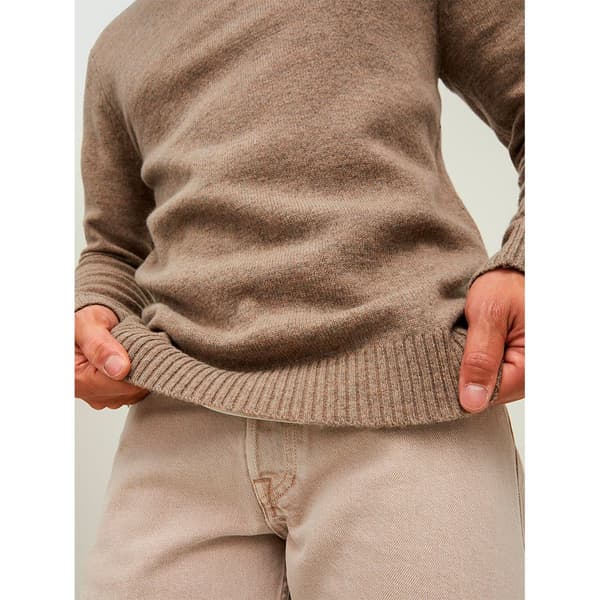 Jack & Jones Tröja Med Rund Hals Lambswool Brun 2XL Man