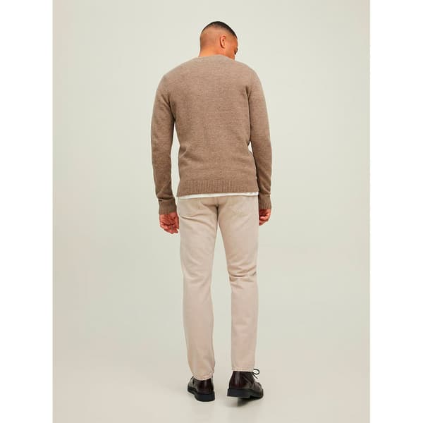 Jack & Jones Tröja Med Rund Hals Lambswool Brun 2XL Man