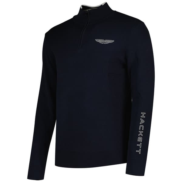 Hackett Tröja Med Halv Dragkedja Am Svart 2XL Man