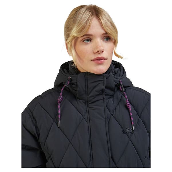 Lee Puffer Jakke Long Puffer Grøn S Kvinde