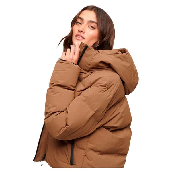 Superdry Pufferjacka Boxy Brun 2XS Kvinna