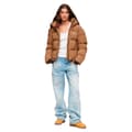 Miniatyrbild 4 av 7: Superdry Pufferjacka Boxy Brun 2XS Kvinna