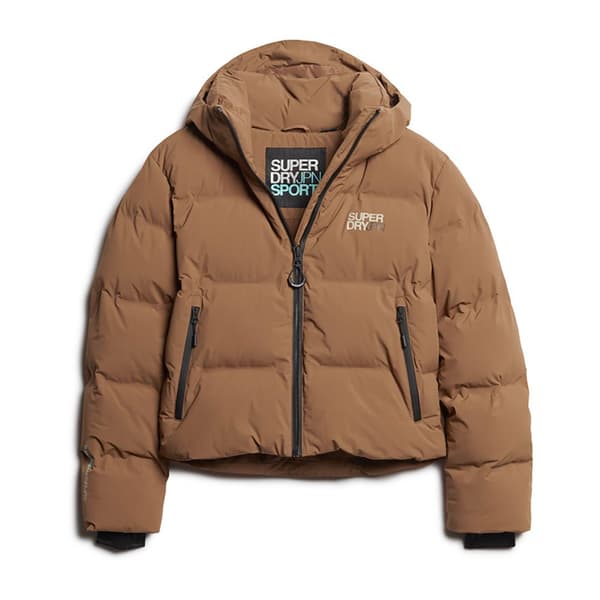 Superdry Pufferjacka Boxy Brun 2XS Kvinna