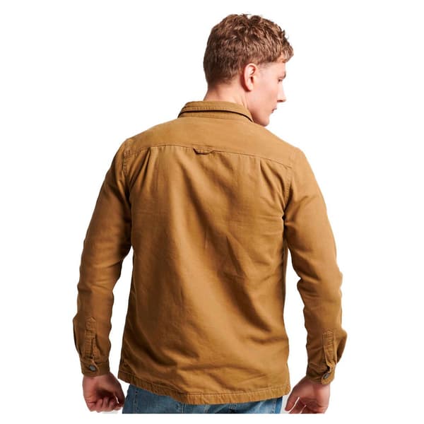 Superdry Överskjorta Canvas Workwear Brun S Man