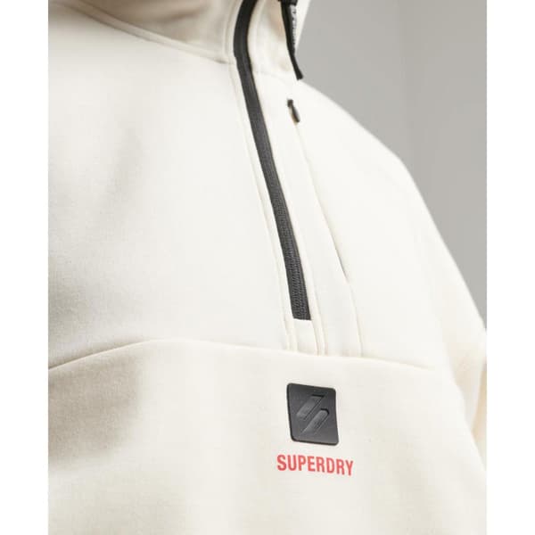 Superdry Puoliksi Vetoketjullinen Villapaita Code Tech Beige 2XS Nainen