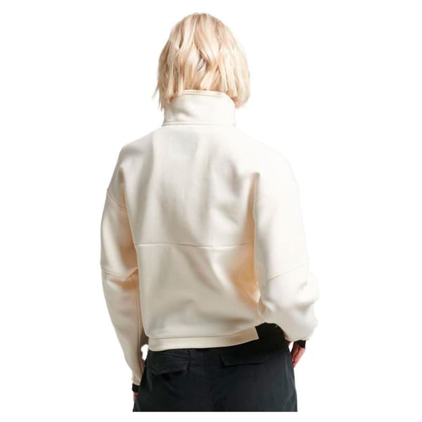 Superdry Puoliksi Vetoketjullinen Villapaita Code Tech Beige 2XS Nainen