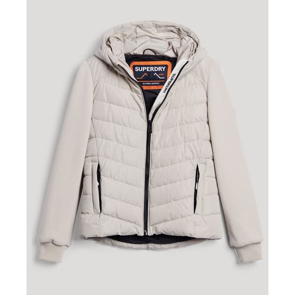 Superdry Vadderad Jacka Storm Hybrid Beige 2XS Kvinna