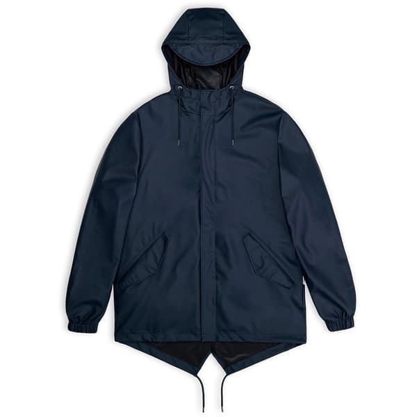 Rains Rw-fishtail W3 Jacka Blå S Man