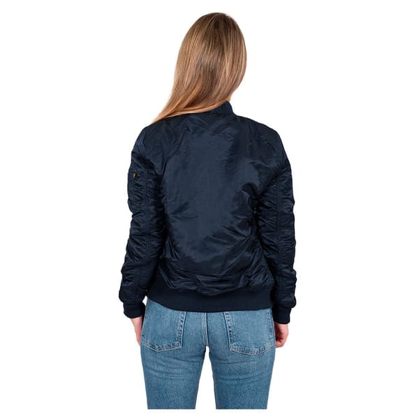 Alpha Industries Ma-1 Vf 59 Jakke Blå S Kvinde