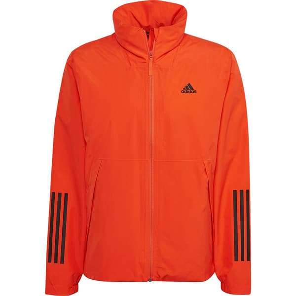 Adidas Stripes Rain.rdy Jakke Basic 3 Orange M Mand
