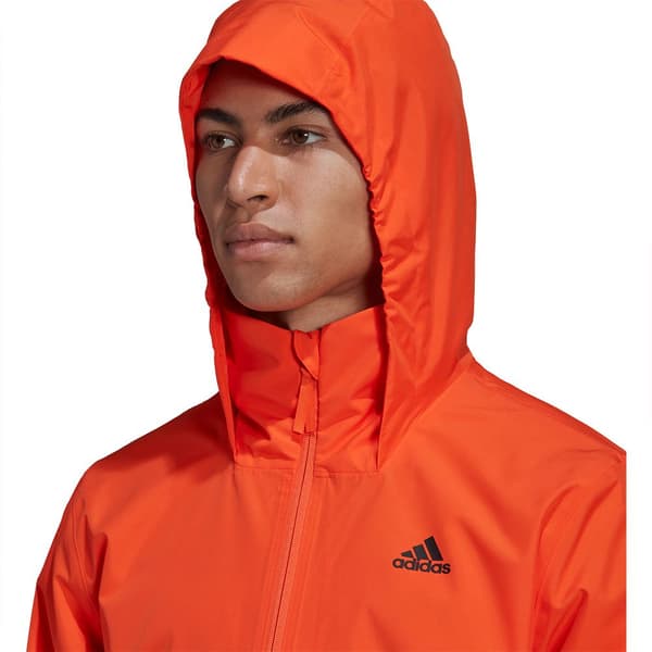Adidas Stripes Rain.rdy Jakke Basic 3 Orange M Mand